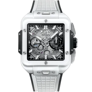 Hublot Square Bang Unico White Ceramic 821.HX.0170.RX