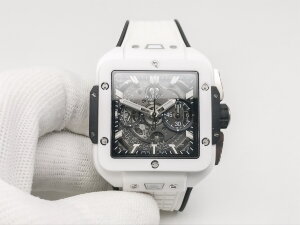 Hublot Square Bang Unico White Ceramic 821.HX.0170.RX