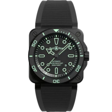 Bell & Ross BR 03 Diver Lum Outline BR03A-D-OL-CE/SRB